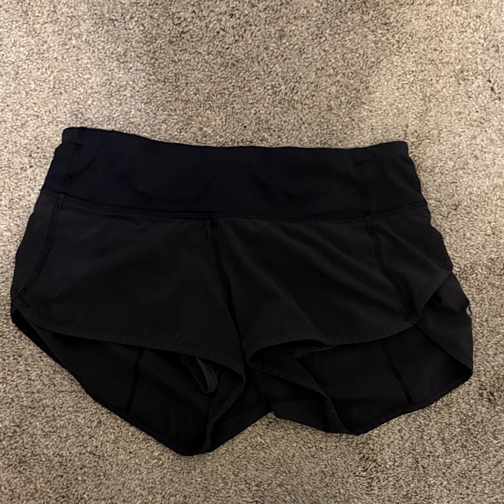 Women's Black Athletic Shorts